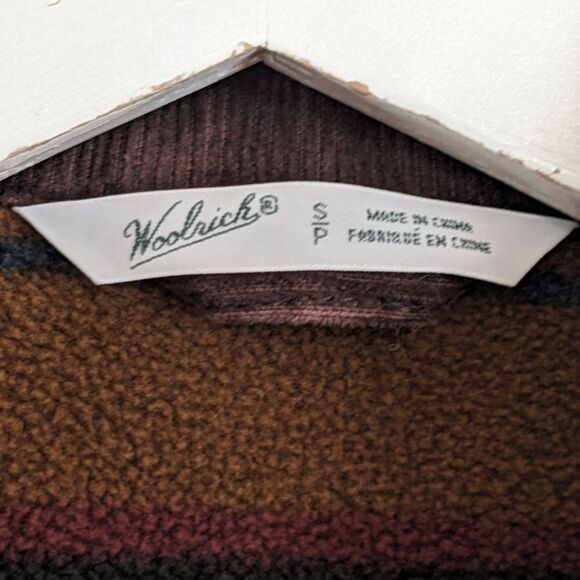 WOOLRICH WOMEN'S DORRINGTON BARN VEST 18560 FLEECE LINED BRICK RED SIZE S VEST - Picture 9 of 11